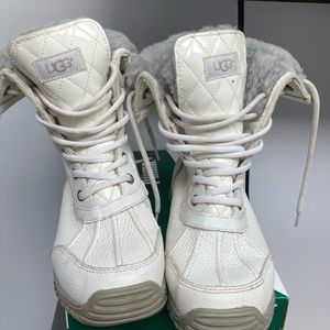 White ugg snow boots
